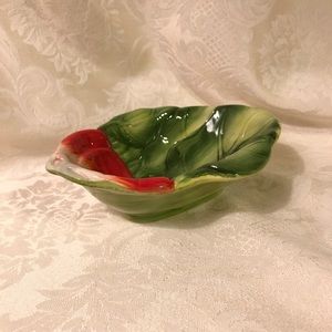 Vintage Judy Phipps Ceramic Radish Bowl